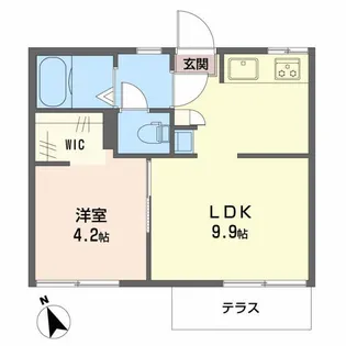 アネックス東【1階】の間取り