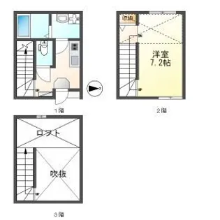CASA名駅西【1階】の間取り