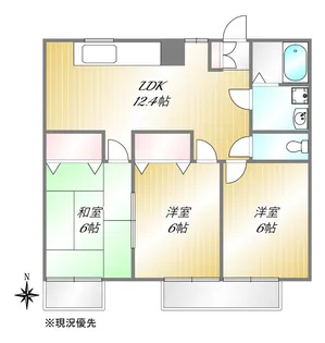 サンシャイン成瀬台【2階】の間取り