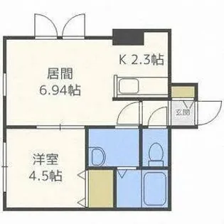 アユミリオン2・6【2階】の間取り