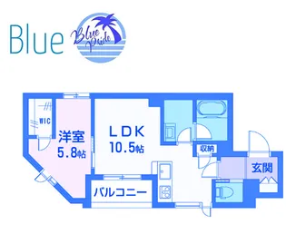 ジョイアークス湘南藤沢【2階】の間取り