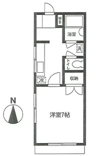 弥生ハイツ【2階】の間取り