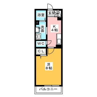 アリュール・フィリア【1階】の間取り