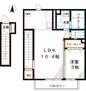 サロン デュ ノール【2階】の間取り