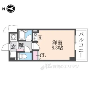 プライムコート武庫之荘【5階】の間取り