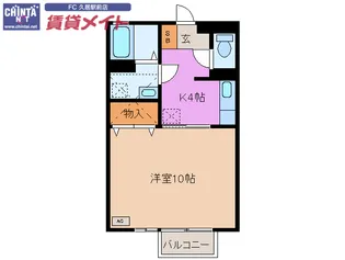 M’s court【2階】の間取り