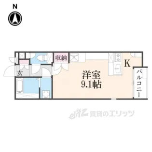 レオネクストGAIA【1階】の間取り