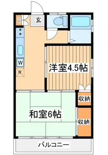 メゾン丘【1階】の間取り