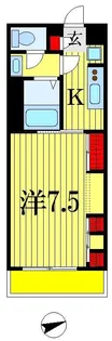 リブリ・桂【1階】の間取り