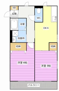 さつき荘【2階】の間取り