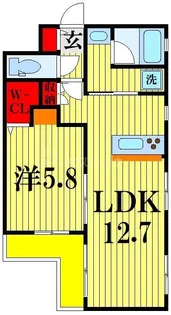 Wisteria Nishiarai【3階】の間取り