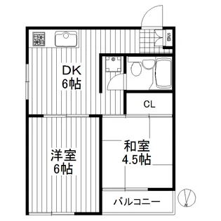 シェモア北沢【2階】の間取り