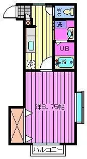 サンホーム大成【2階】の間取り