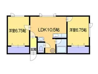 クリームソーダ【2階】の間取り