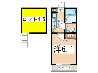 BELLAVISTA戸塚【2階】の間取り