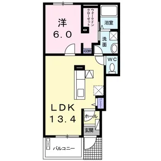 ルミナス名東 II【1階】の間取り