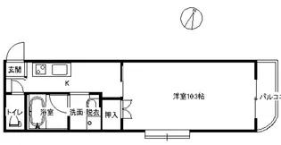 クレールIWAI【2階】の間取り