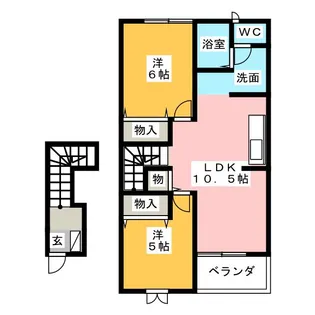 フォーリストガーデン・A【1階】の間取り