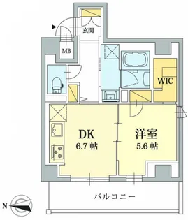 Sha Maison 御幸町御池【9階】の間取り