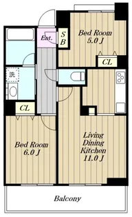 グラディート町田【8階】の間取り