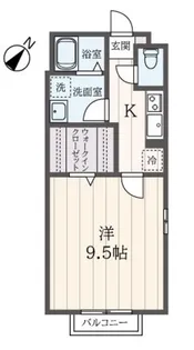 ベルハイム丸山台【1階】の間取り
