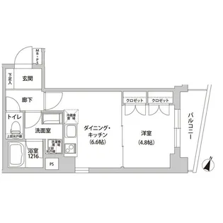 カリス初台【3階】の間取り
