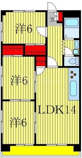 サンライフ倉橋【1階】の間取り