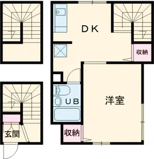 ベルシェ広尾【3階】の間取り