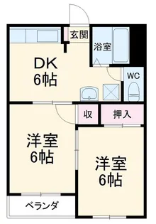 イーストリオ【3階】の間取り