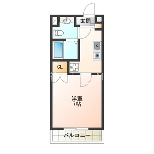 スカイヒル名谷【6階】の間取り