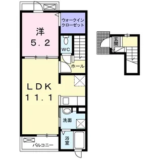 ガーデンヒルF【2階】の間取り