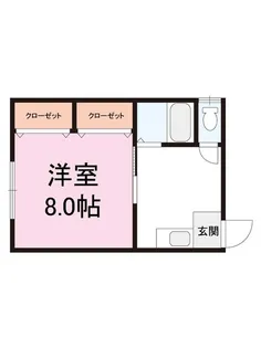 ドゥ・ラトゥール坂井【1階】の間取り