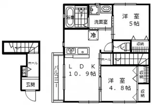 E-MAIII【2階】の間取り