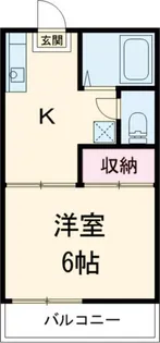 マルマツハイツ【1階】の間取り