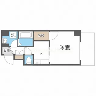 グランエクラ大今里南II【9階】の間取り