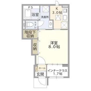 ダイヤ117下条【1階】の間取り