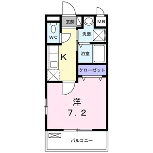 フォルトゥーナ【2階】の間取り