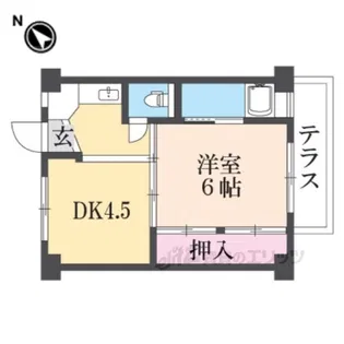 ビレッジハウス鴻池3号棟【2階】の間取り