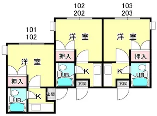 アリス市原第2【1階】の間取り