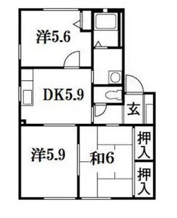 プラネット【2階】の間取り