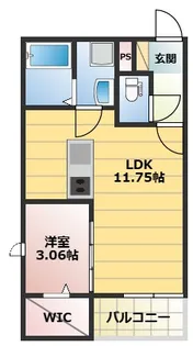 THE NOBLES 秋葉町【3階】の間取り