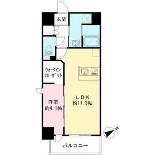 RITZ-KANO【7階】の間取り