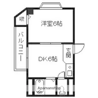 シュロス野口【3階】の間取り