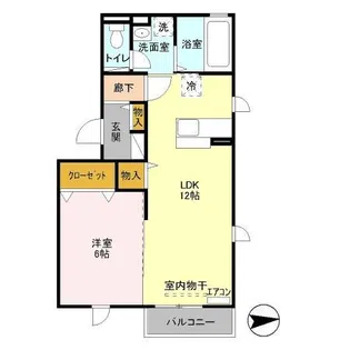 ティーツリー【2階】の間取り