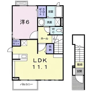 セレッソ【2階】の間取り