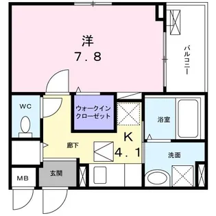 ジョルニ フェリーチェ【1階】の間取り