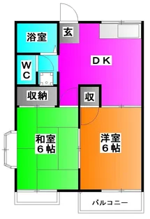 アルヴィレオ弐番館【2階】の間取り