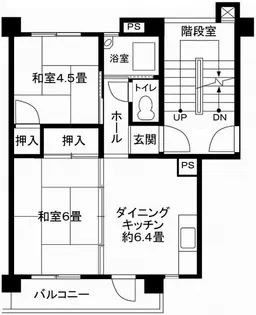 上作延【4階】の間取り
