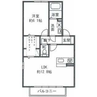 アムールゆめみ野【2階】の間取り