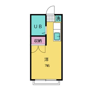 エステートピアイワタ【2階】の間取り